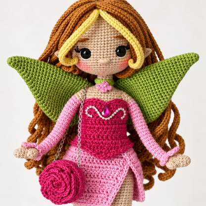 Crochet Flora Amigurumi Fairy Doll Pattern