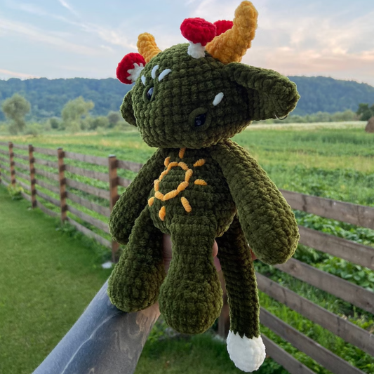 Crochet Forest Mushroom Monster Amigurumi Pattern