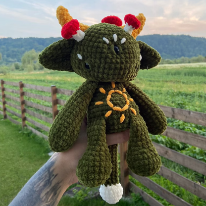 Crochet Forest Mushroom Monster Amigurumi Pattern