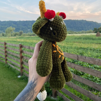 Crochet Forest Mushroom Monster Amigurumi Pattern