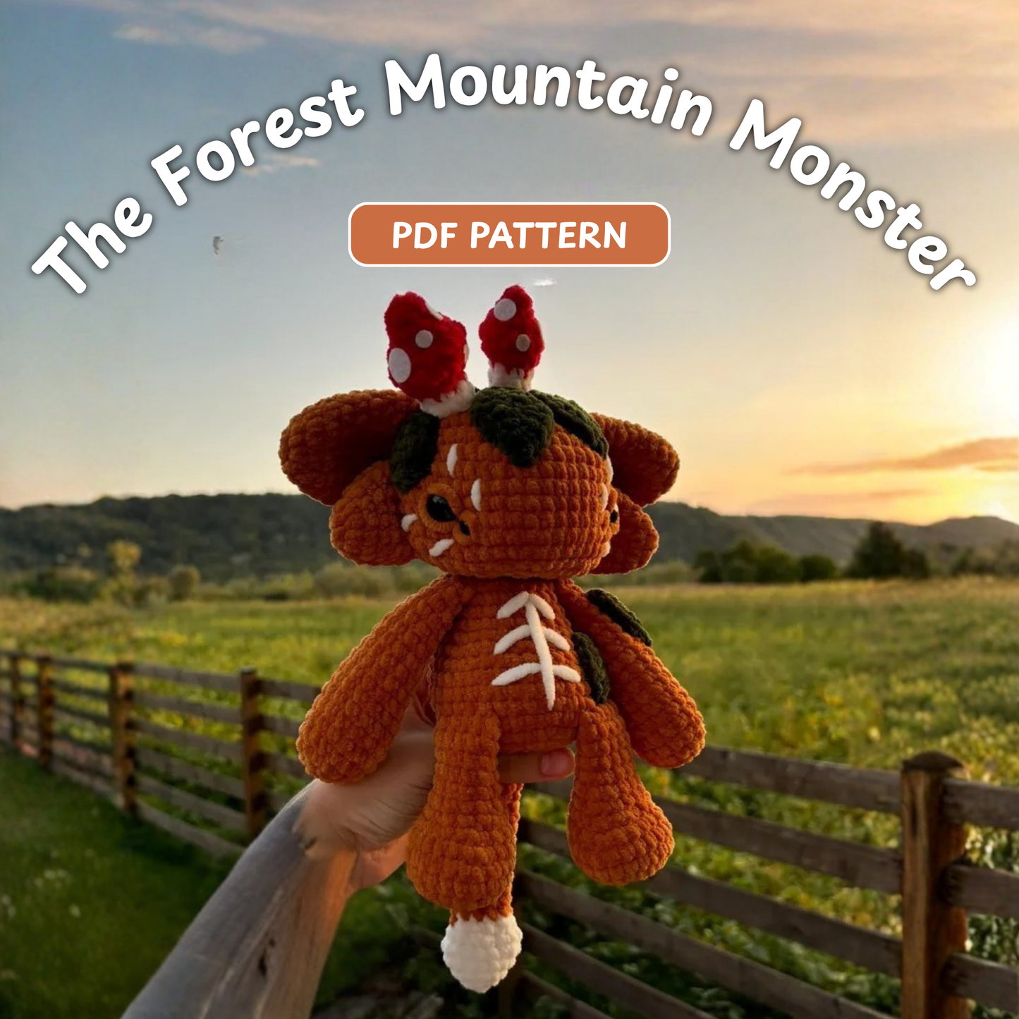 Crochet Forest Mountain Monster Pattern