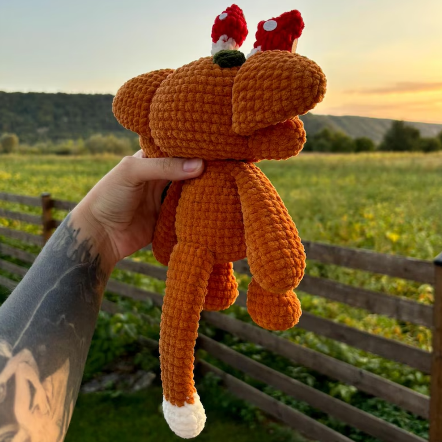 Crochet Forest Mountain Monster Pattern