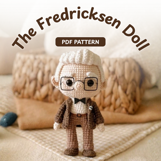 Crochet Mr. Fredricksen Doll Pattern