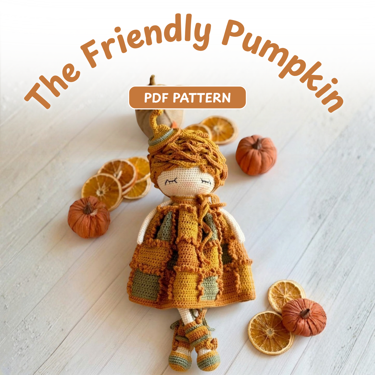 Crochet Friendly Pumpkin Doll Pattern