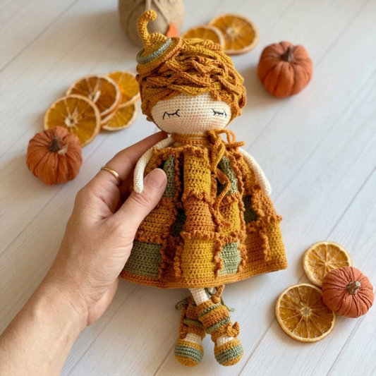 Crochet Friendly Pumpkin Doll Pattern
