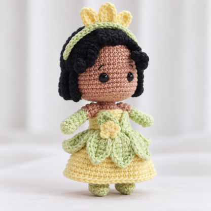 Crochet Frog Princess Miniature Doll Pattern (Bundle 8 in 1)