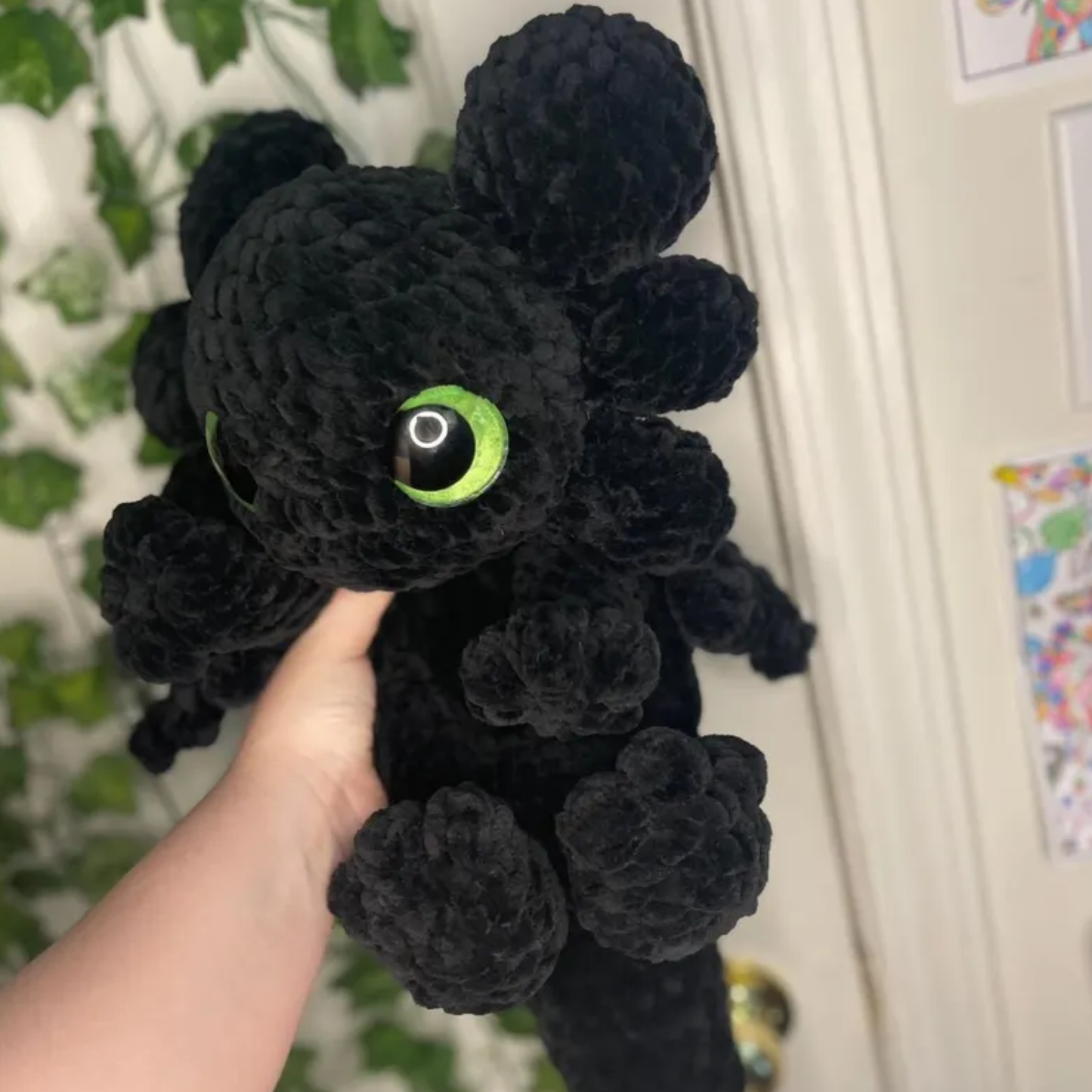 Crochet Fury Dragon Pattern (Toothless and Light Fury)