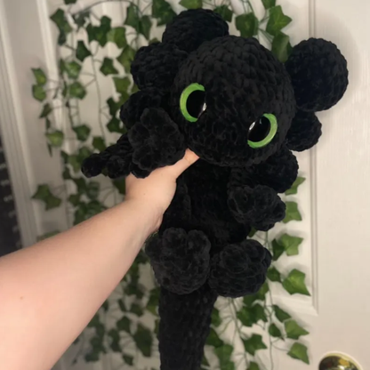 Crochet Fury Dragon Pattern (Toothless and Light Fury)