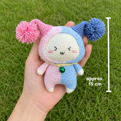 Crochet Gemini Zodiac Keychain Pattern