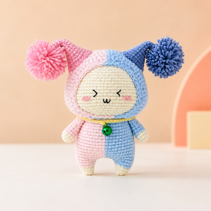 Crochet Gemini Zodiac Keychain Pattern