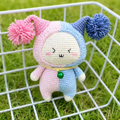 Crochet Gemini Zodiac Keychain Pattern