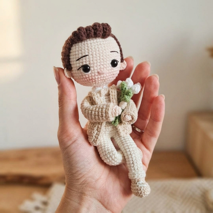 Crochet Gentle Groom Doll Pattern