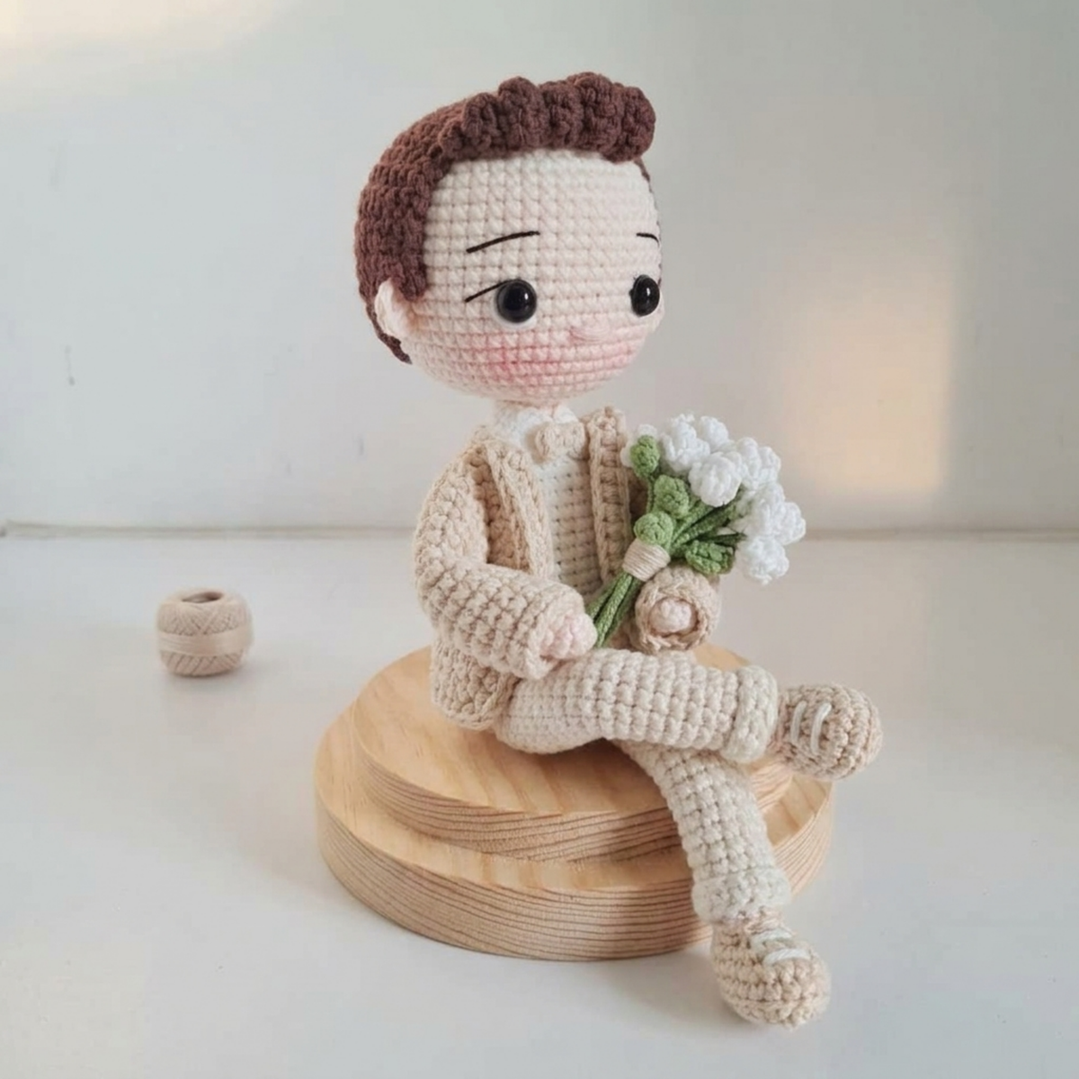 Crochet Gentle Groom Doll Pattern