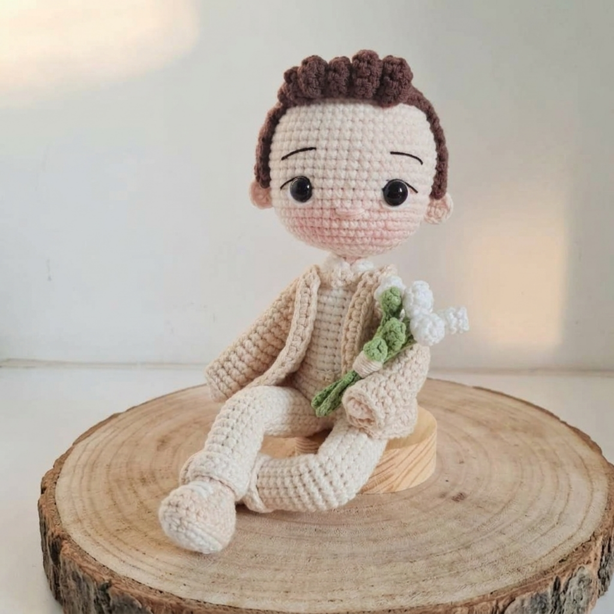 Crochet Gentle Groom Doll Pattern