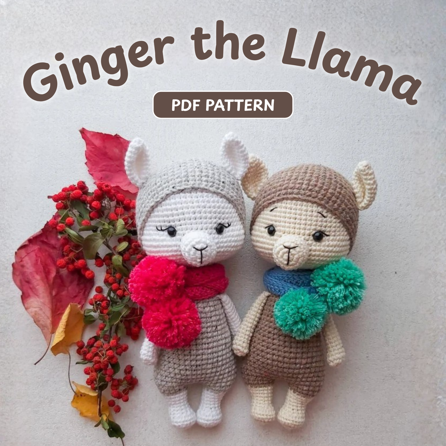 Crochet Ginger the Llama Pattern