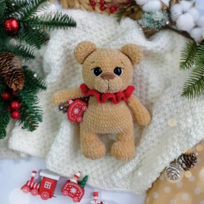 Crochet Gingerbread Bear Pattern (Bear and Gingerbread Versions)