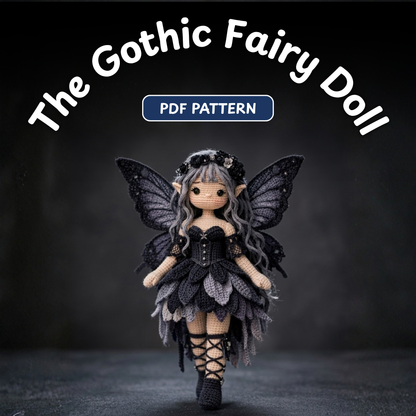 Crochet Gothic Fairy Doll Pattern