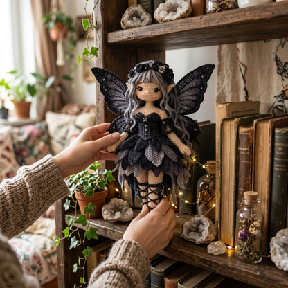 Crochet Gothic Fairy Doll Pattern