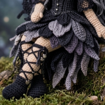 Crochet Gothic Fairy Doll Pattern