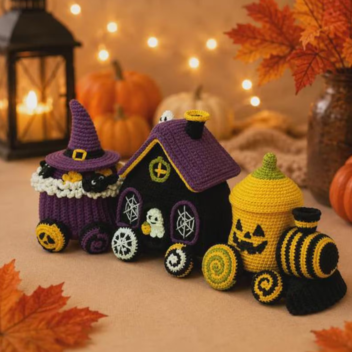 Crochet Halloween Train Pattern