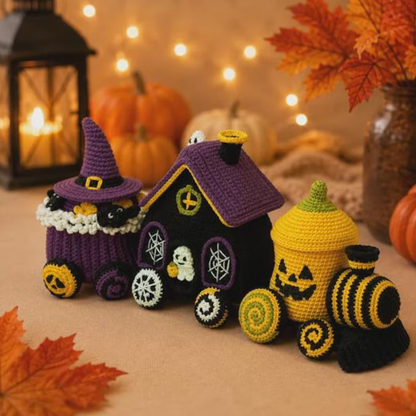Crochet Halloween Train Pattern