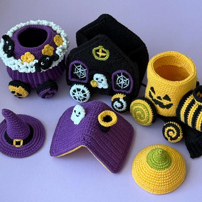 Crochet Halloween Train Pattern