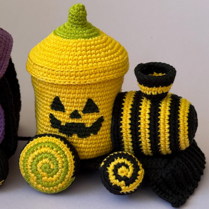 Crochet Halloween Train Pattern