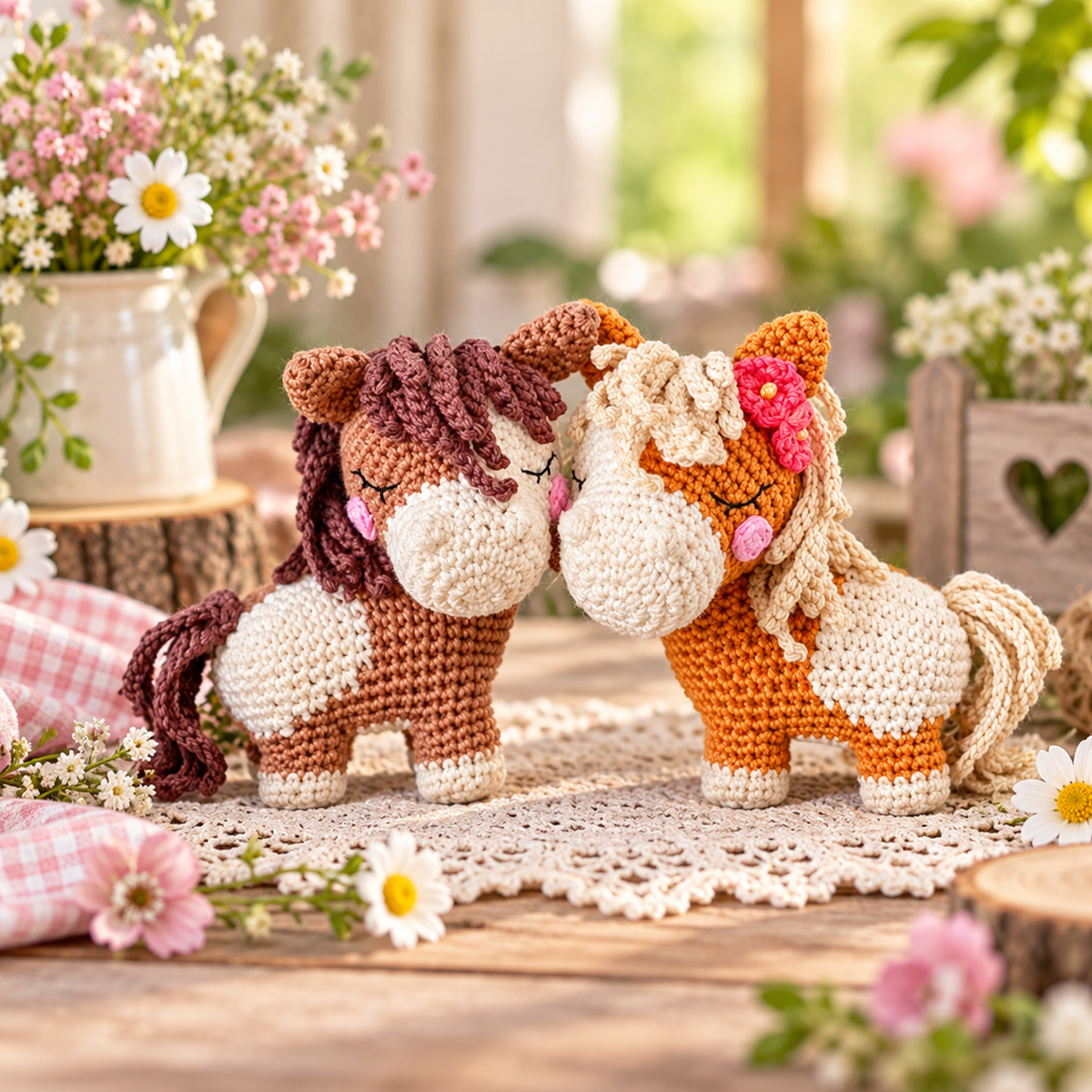 Crochet Harper the Horse Quad Squad Pattern (4 Colorways)