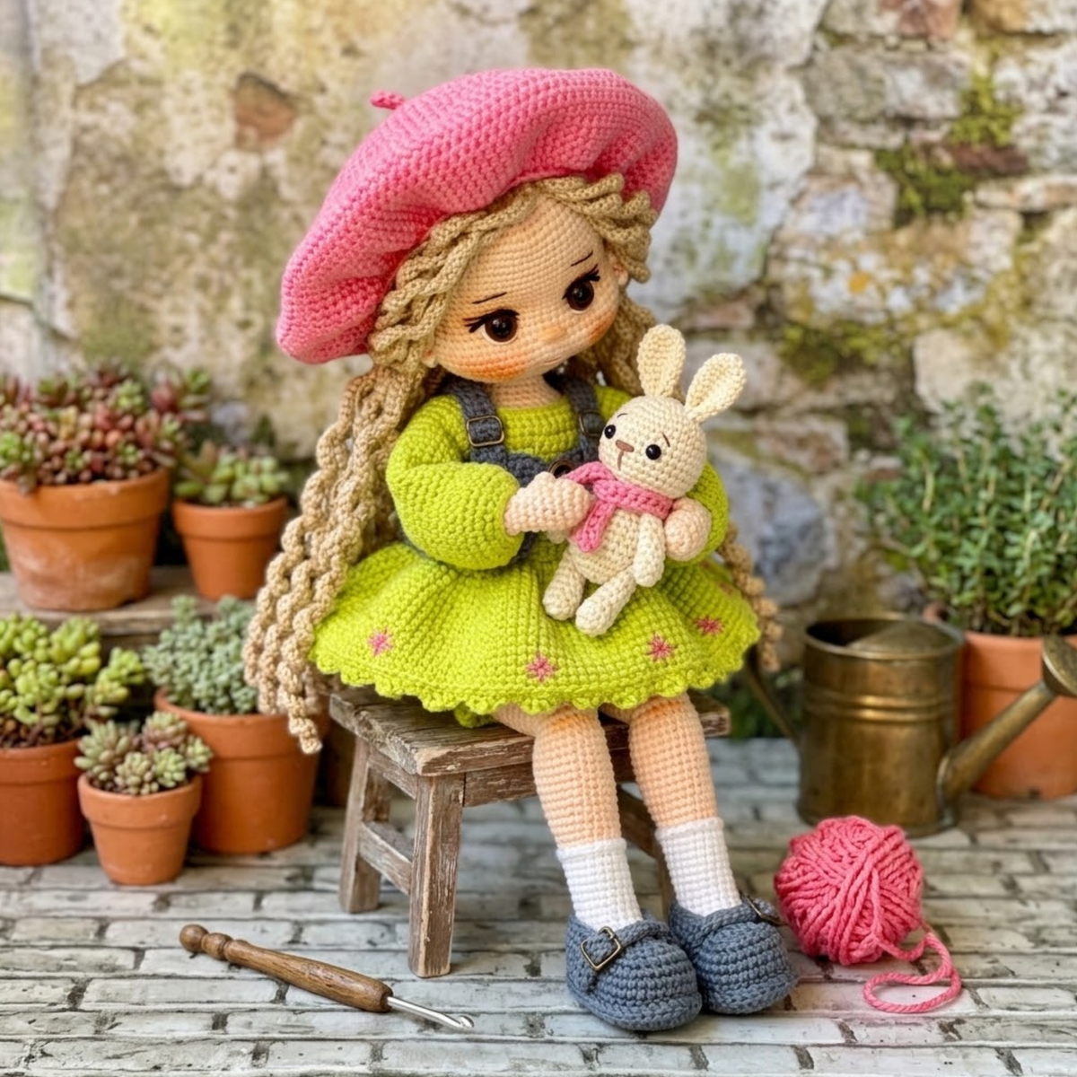 Crochet Haru Doll Pattern