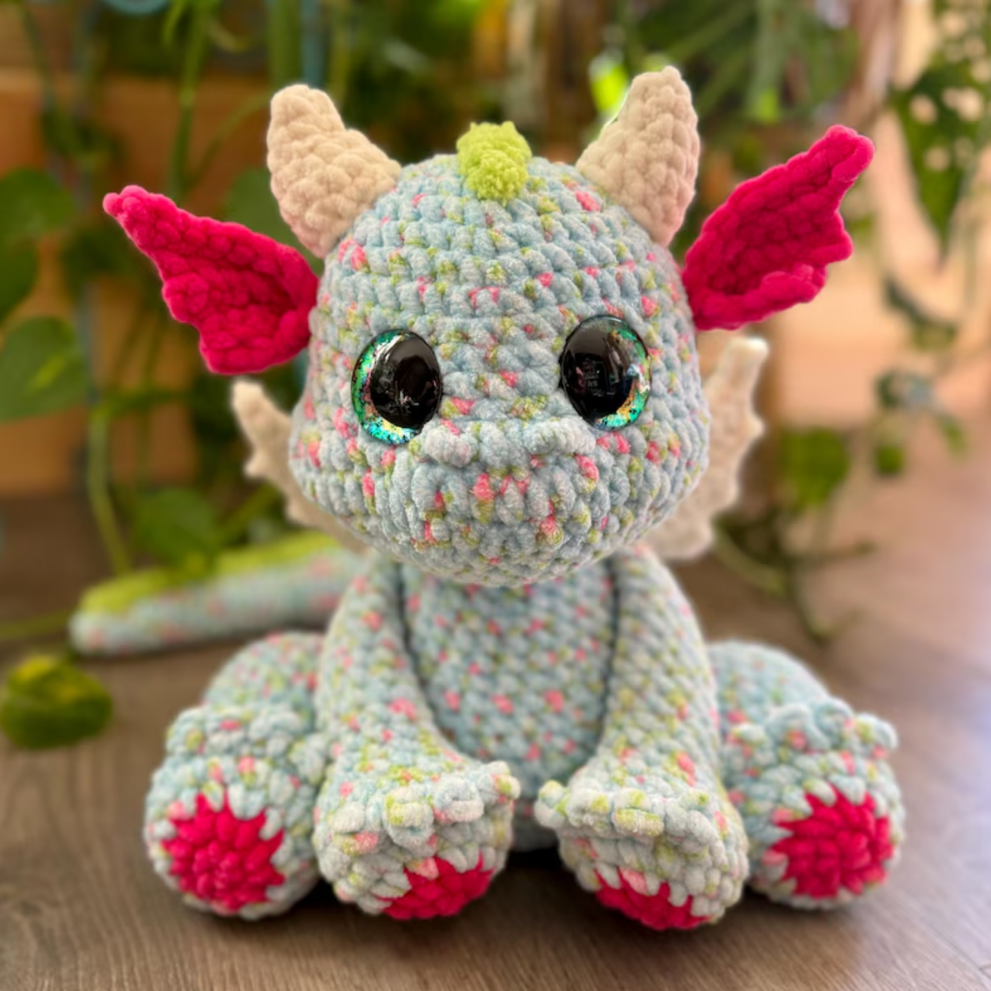Crochet Dragon Hatchling Pattern (Big and Fluffy + Tiny Lite)