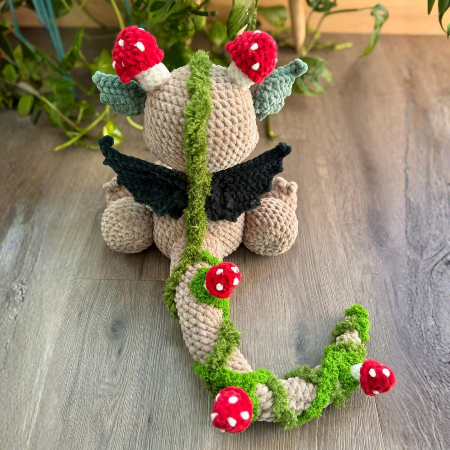Crochet Dragon Hatchling Pattern (Big and Fluffy + Tiny Lite)