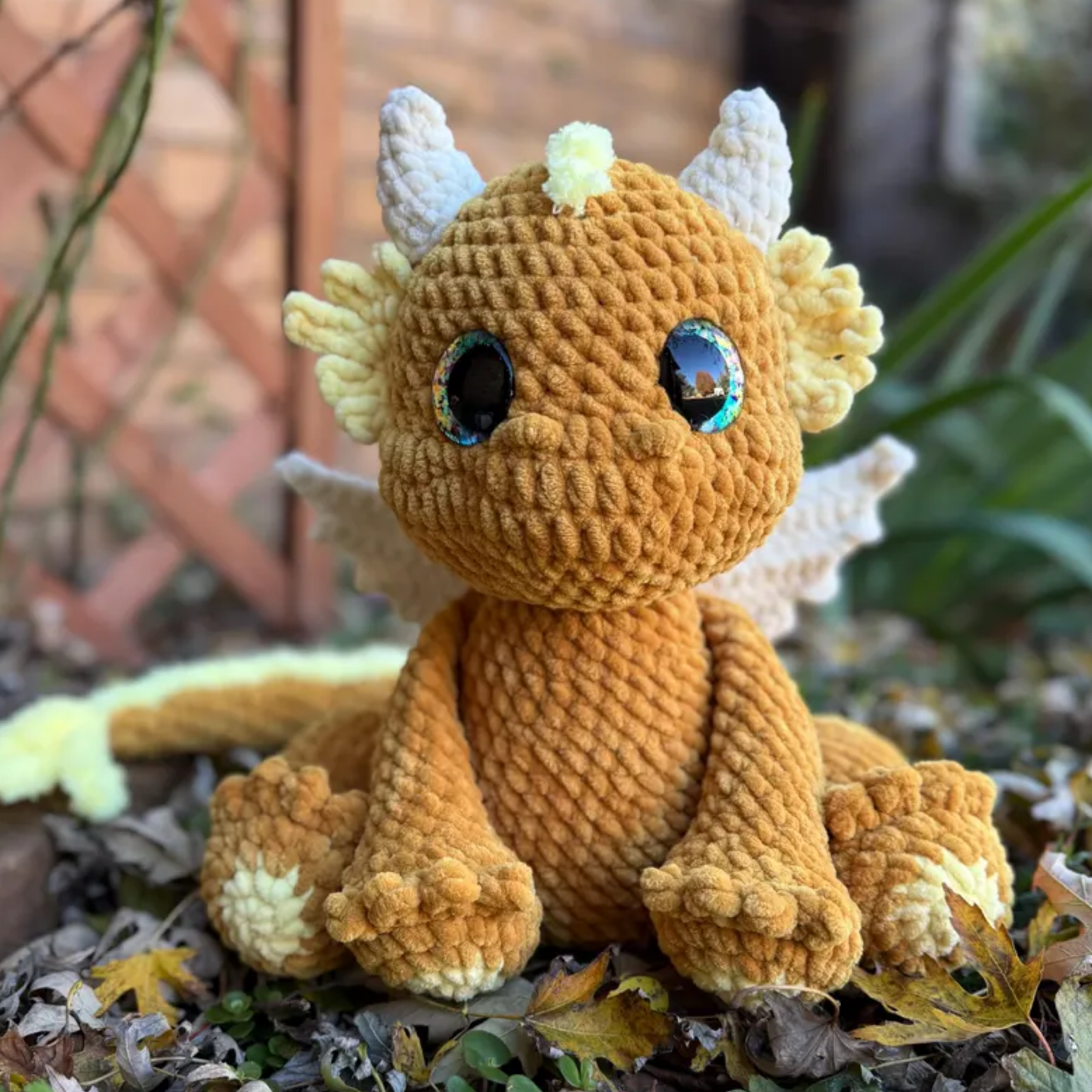 Crochet Dragon Hatchling Pattern (Big and Fluffy + Tiny Lite)