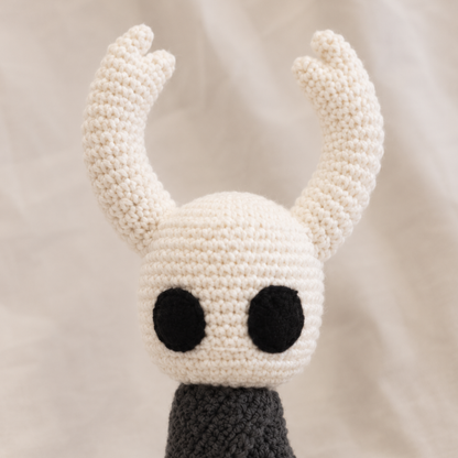Crochet Hollow Knight Amigurumi Pattern (2 Sizes)