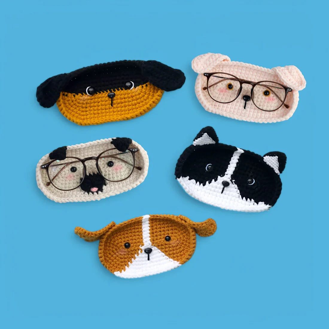 8-in-1 Pet Glass Holder Crochet Pattern
