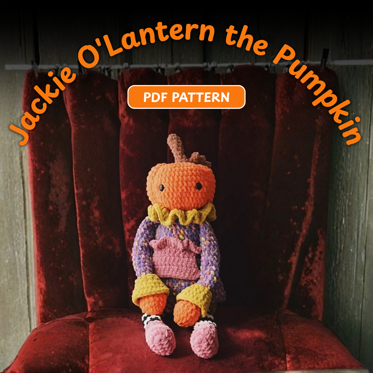 Crochet Jackie O'Lantern Pattern