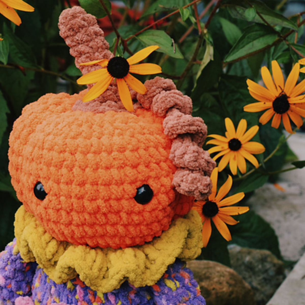 Crochet Jackie O'Lantern Pattern