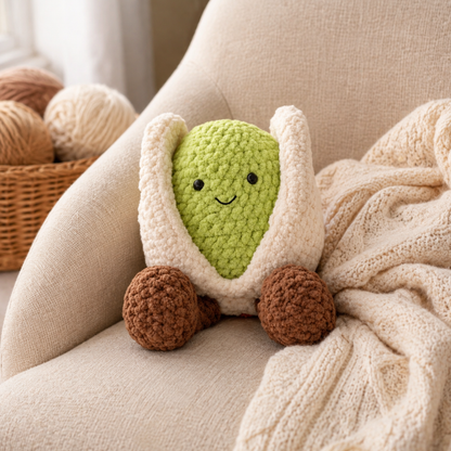 Crochet Jumbo Pistachio Amigurumi Pattern
