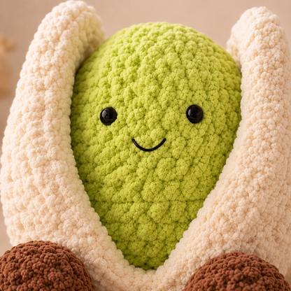 Crochet Jumbo Pistachio Amigurumi Pattern