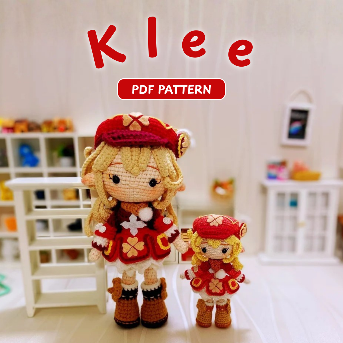 Crochet Klee Genshin Impact Chibi Doll Pattern