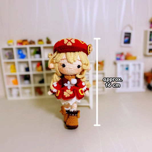 Crochet Klee Genshin Impact Chibi Doll Pattern
