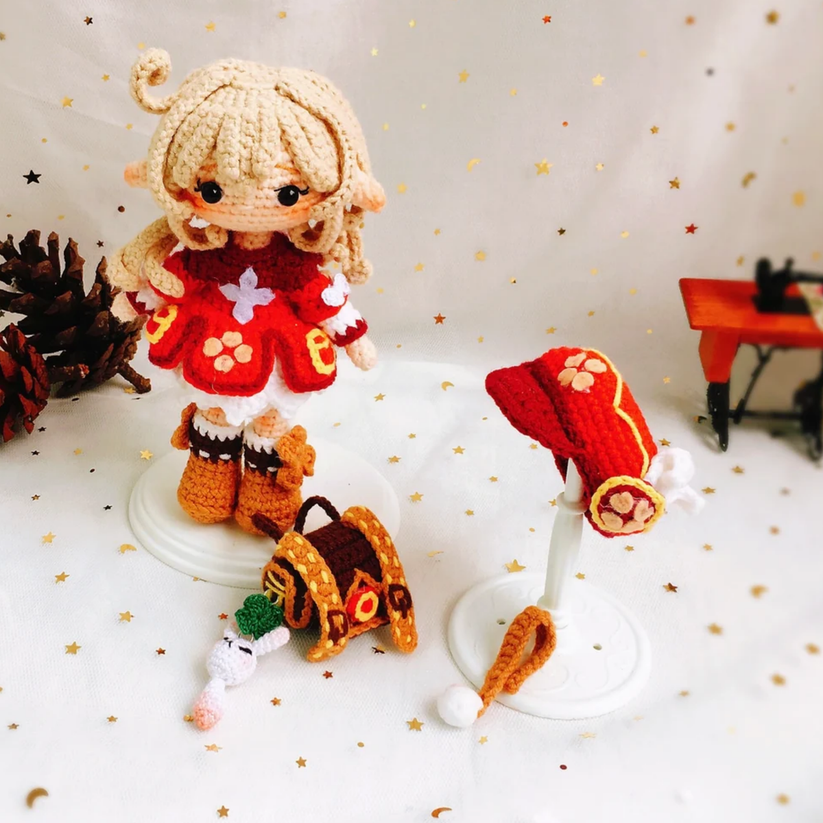 Crochet Klee Genshin Impact Chibi Doll Pattern