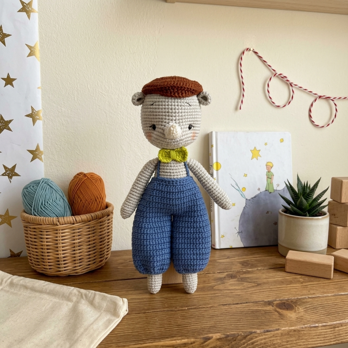 Crochet Labada Rhino Amigurumi Pattern