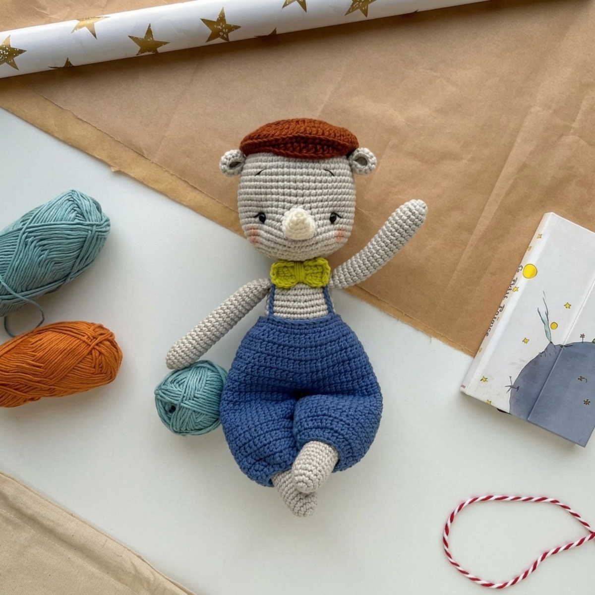 Crochet Labada Rhino Amigurumi Pattern