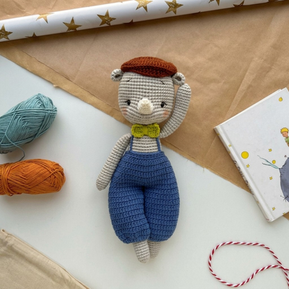 Crochet Labada Rhino Amigurumi Pattern