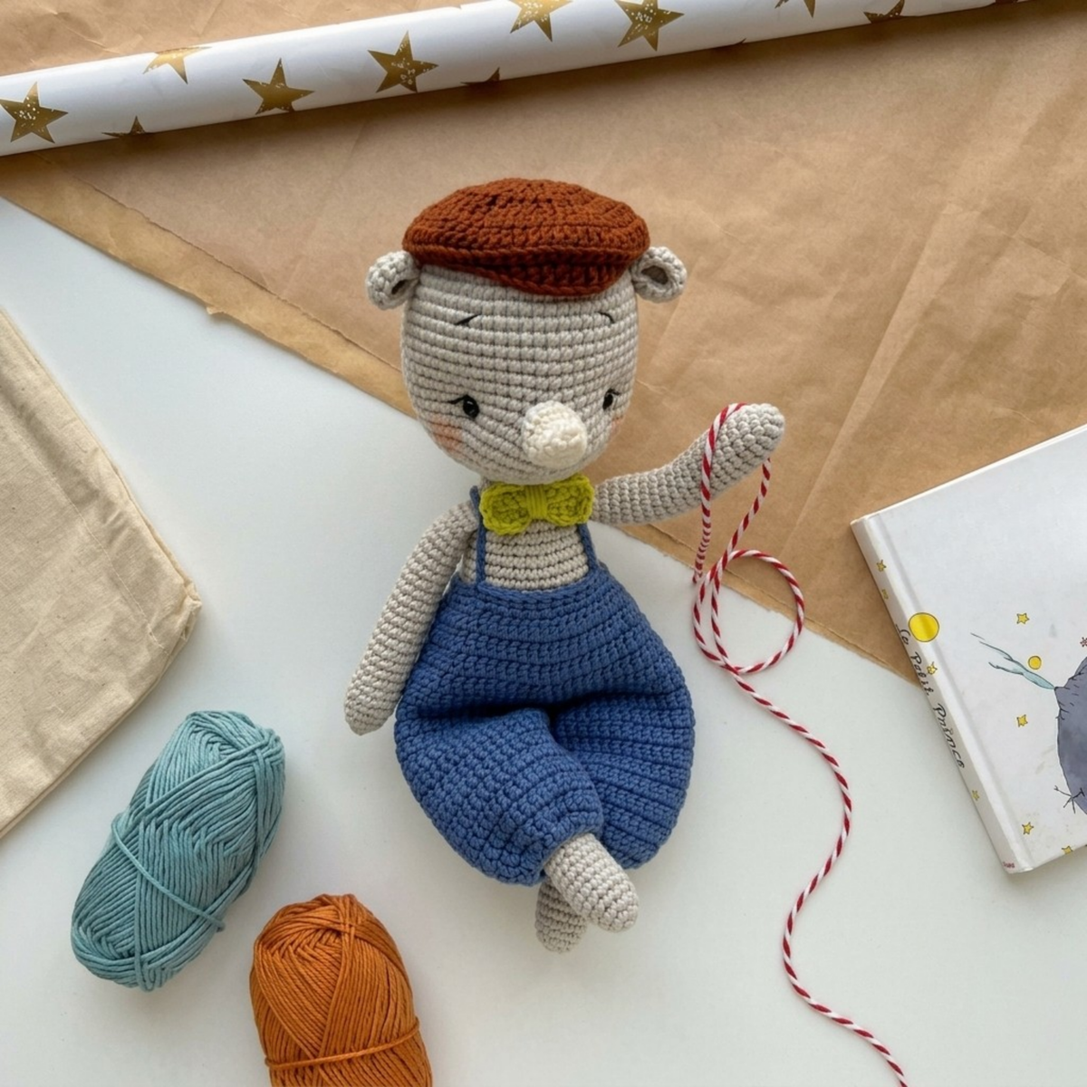 Crochet Labada Rhino Amigurumi Pattern