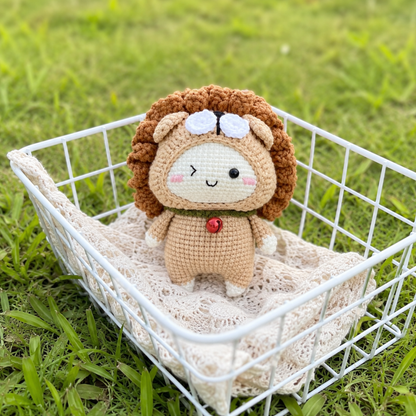 Crochet Leo Zodiac Keychain Pattern