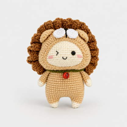 Crochet Leo Zodiac Keychain Pattern