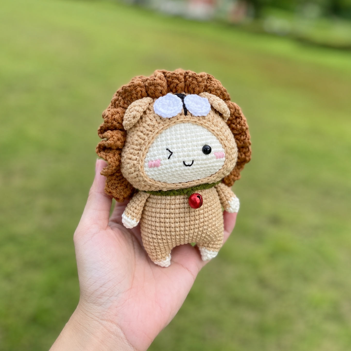 Crochet Leo Zodiac Keychain Pattern