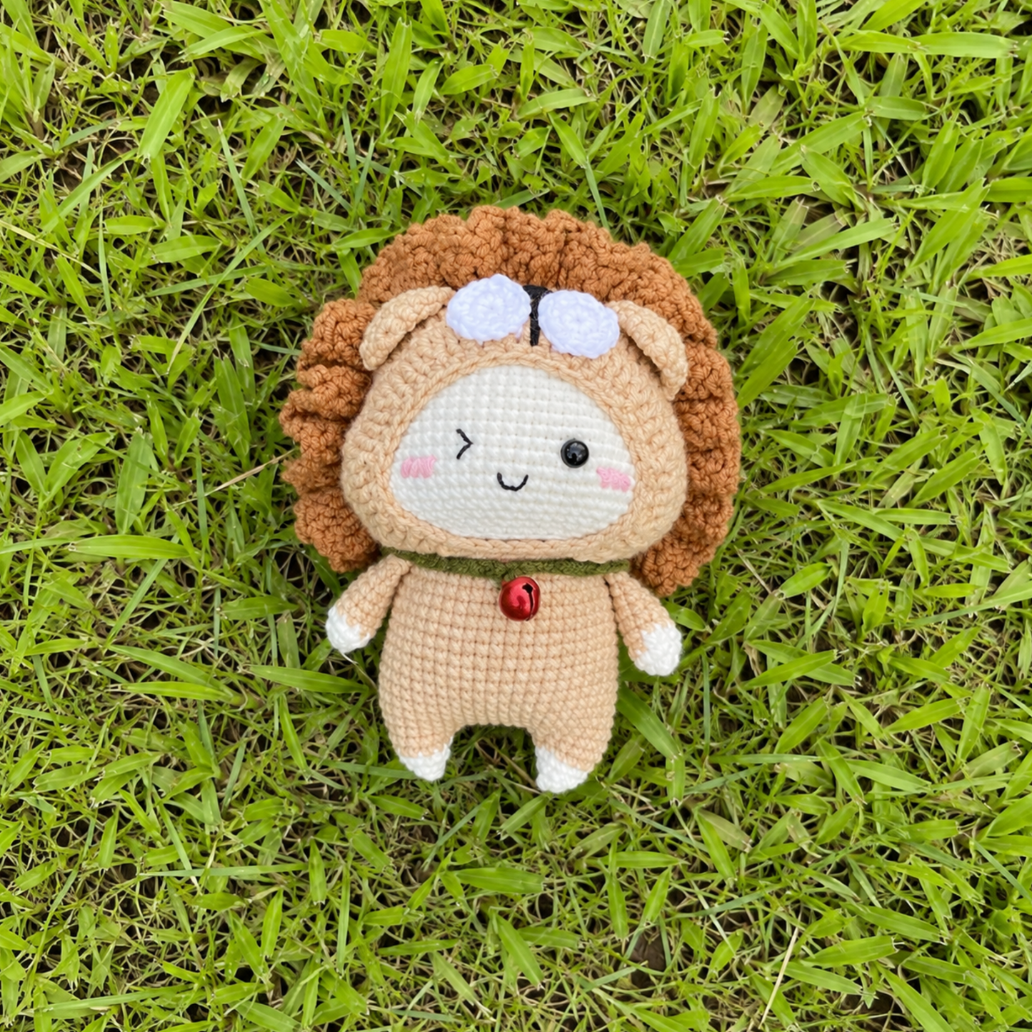 Crochet Leo Zodiac Keychain Pattern