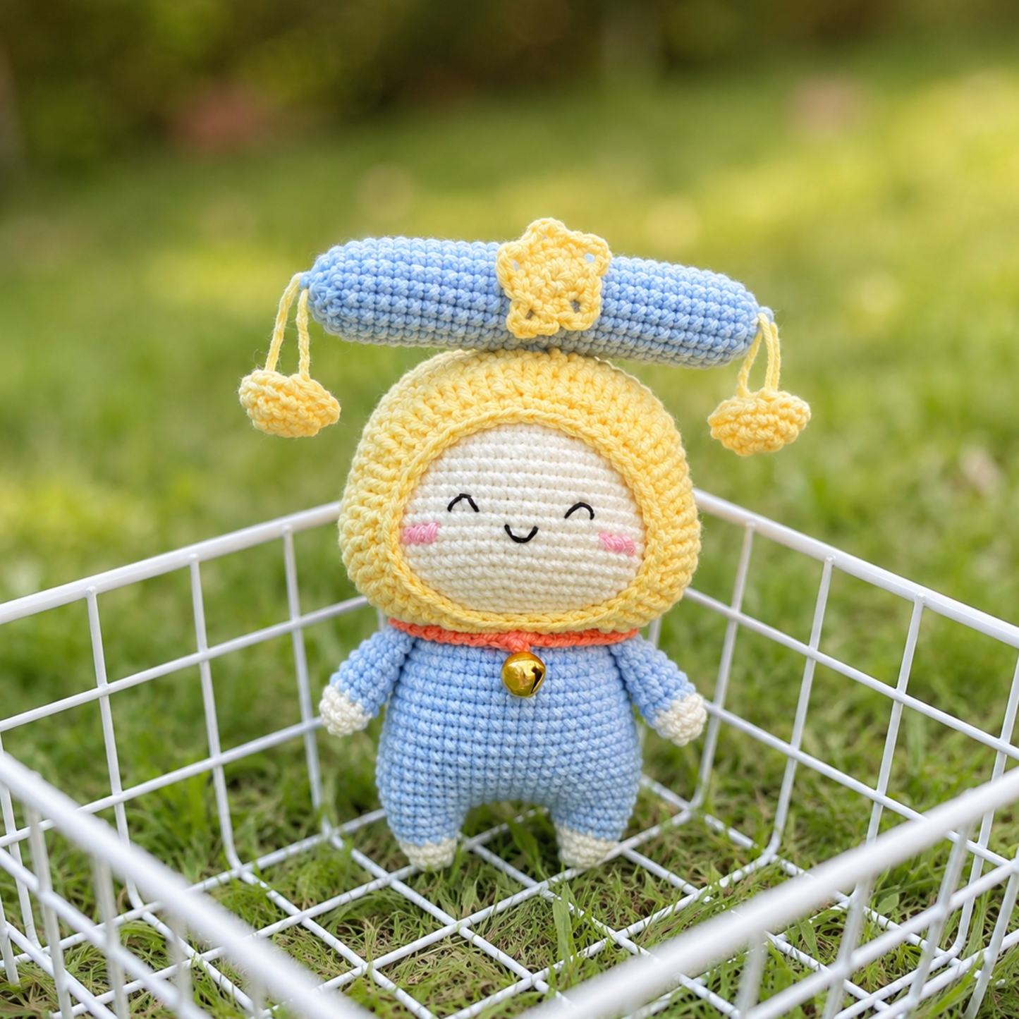 Crochet Libra Zodiac Keychain Pattern